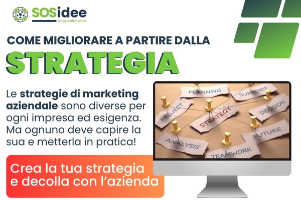 cosa si intende per strategia di marketing. Immagine di copertina con la spiegazione di cos'è la strategia