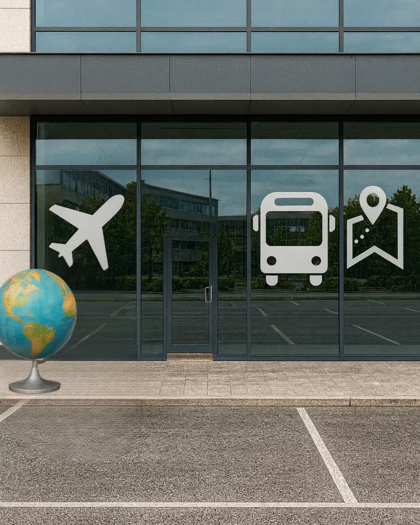 Agenzia di viaggio esterno